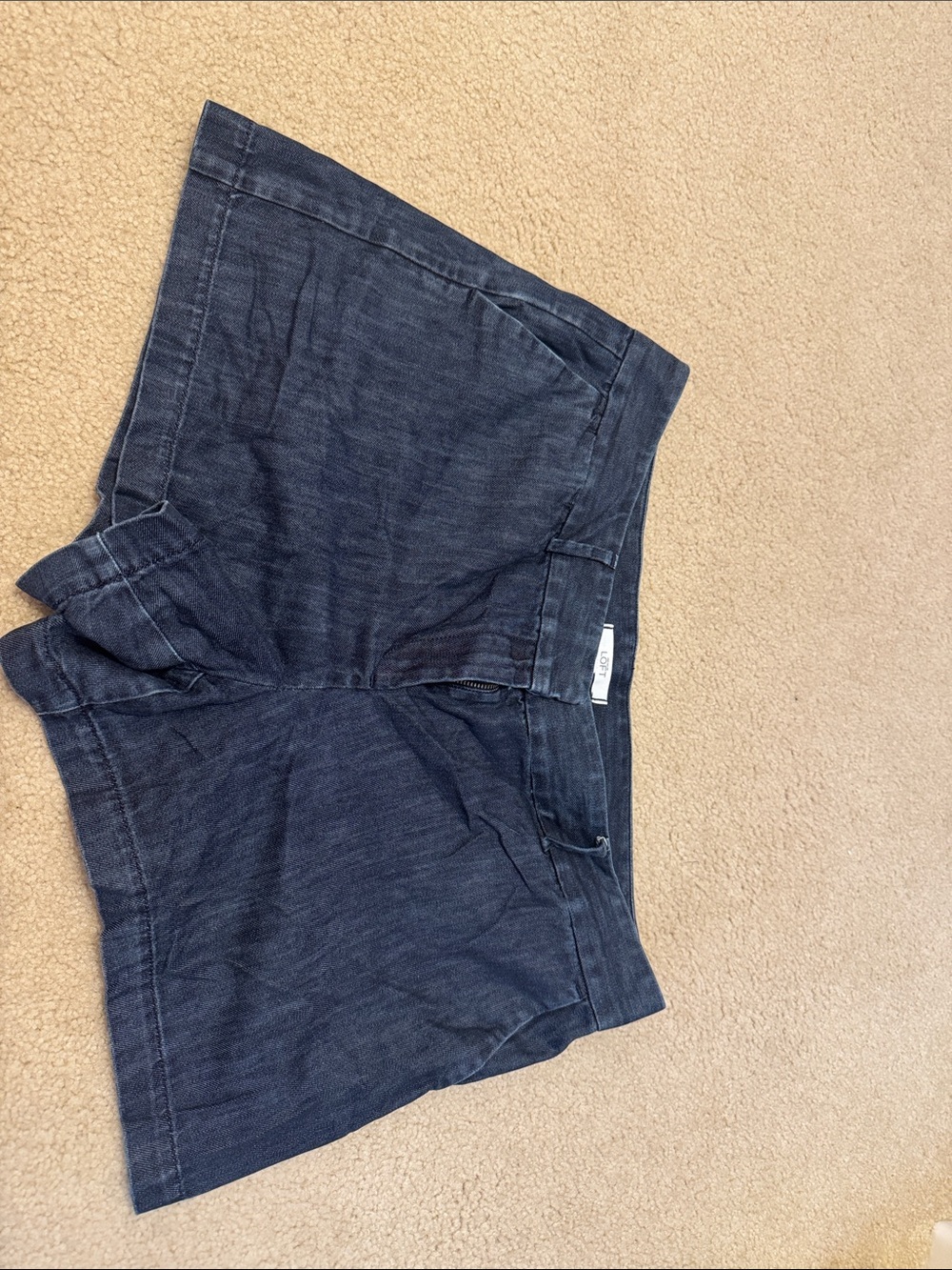 LOFT Dark Navy Casual Jean Shorts